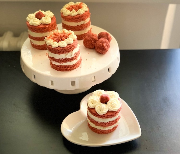 Red Velvet tortičky, inšpirované originálnym americkým receptom.