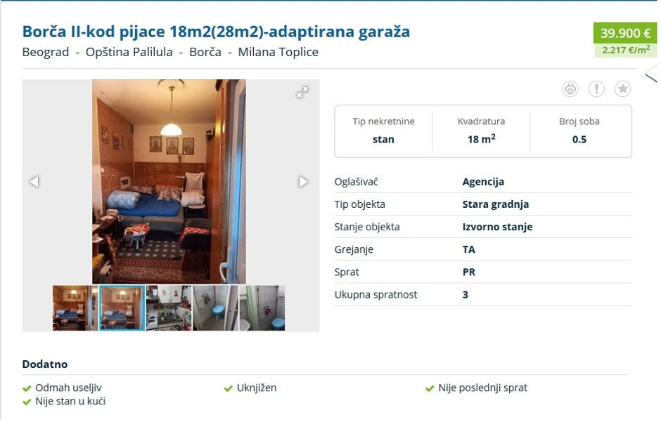 Oba stana se nalaze u Borči