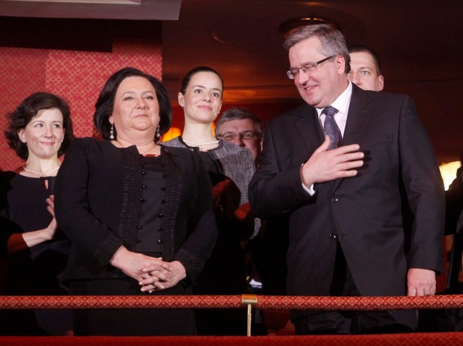 Anna i Bronisław Komorowscy