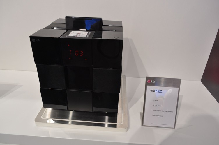 Sześcian z subwooferem od LG