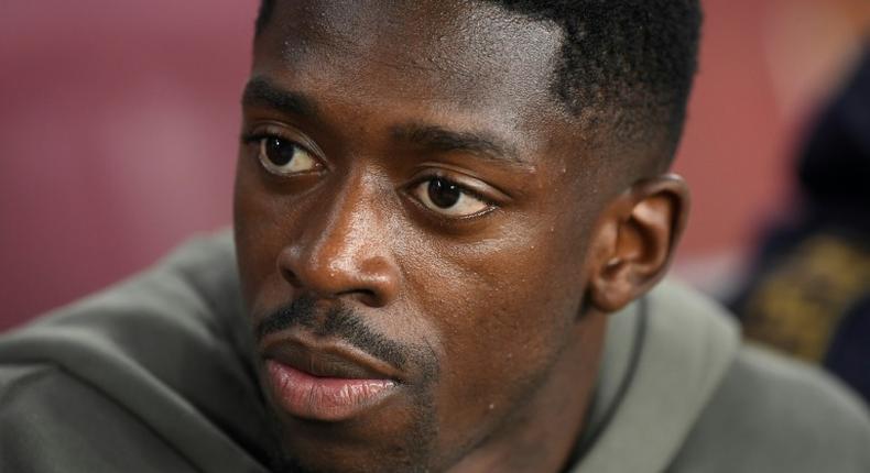 Ousmane Dembele has been out for Barca with a hamstring injury since the opening day of the season