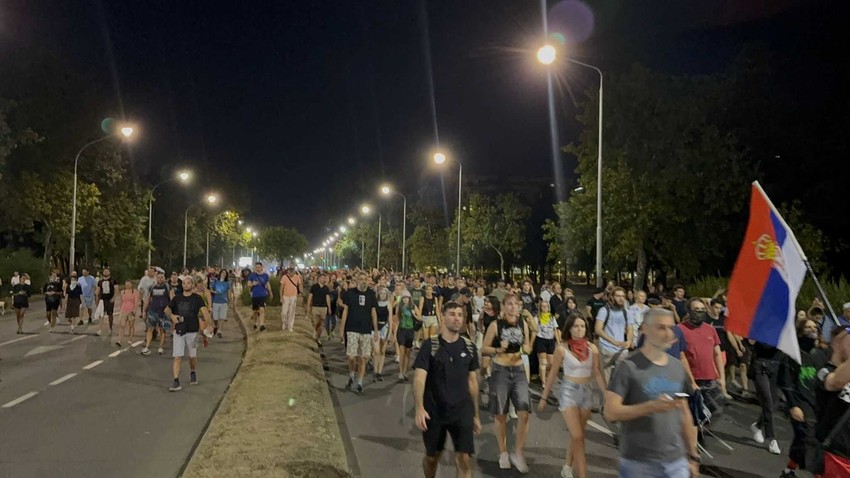 novi beograd studenti protest blokada
