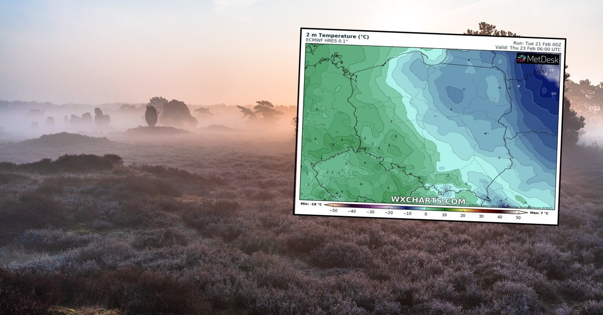 El tiempo en Polonia cambia.  Se viene «Frost all day»