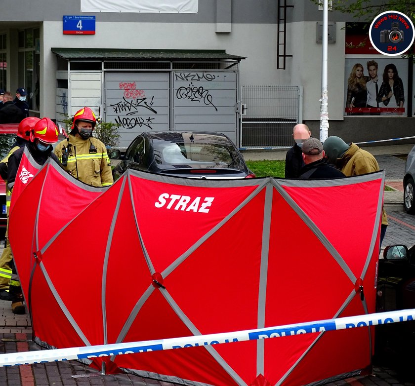 Strzały w pralni w Warszawie. Nieoficjalnie: jedna osoba nie żyje