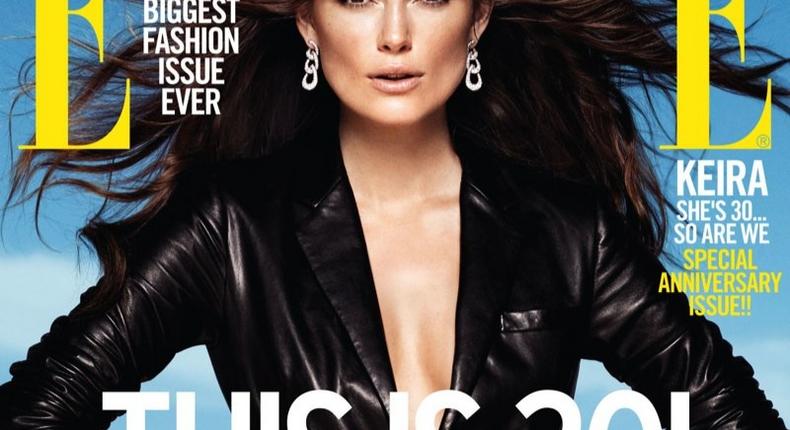 Keira Knightly covers Elle US September 2015 /30th anniversary issue