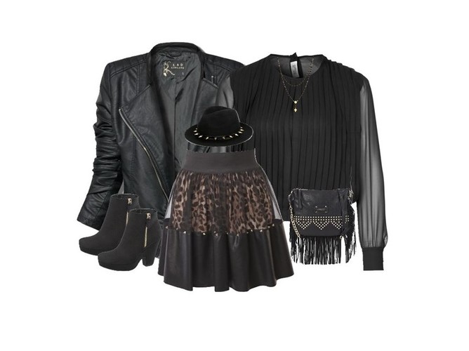 Jesienne stylizacje z czernią w roli głównej - propozycje Domodi.pl