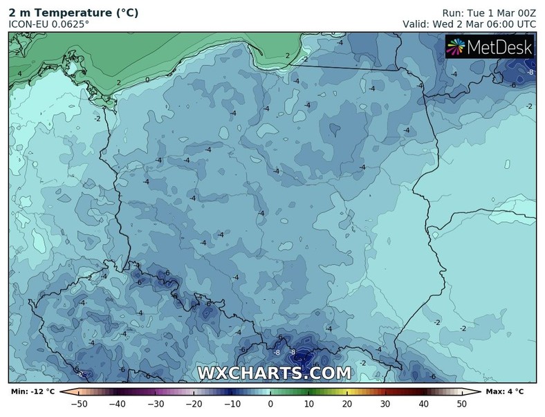 Noc zapowiada się mroźno