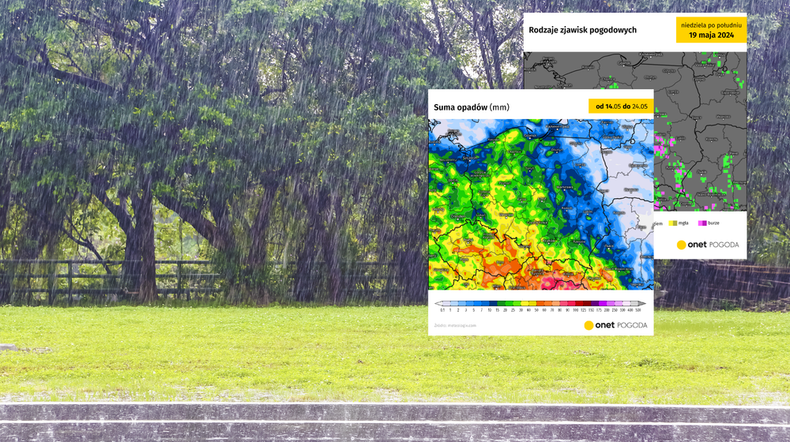 Nadchodzi koniec słonecznej sielanki. Na horyzoncie widać poważne załamanie pogody (screen: meteologix.com)