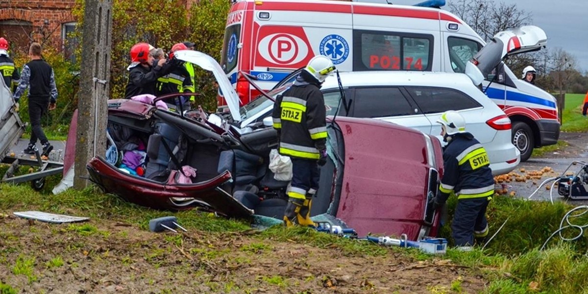 Tragiczny wypadek w Parzewie pod Jarocinem