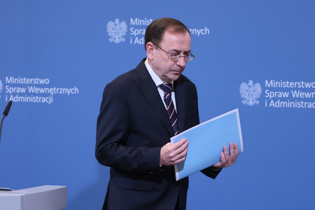 Minister spraw wewnętrznych i administracji Mariusz Kamiński.