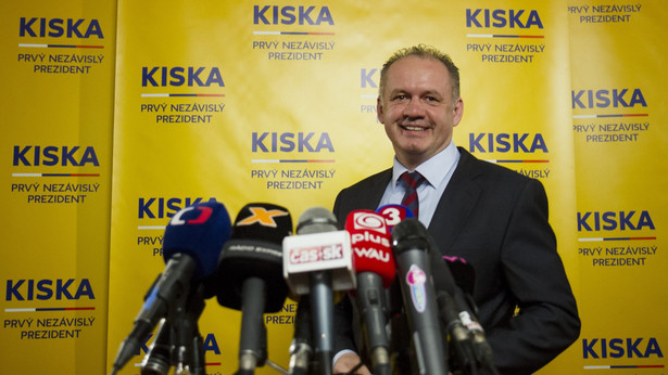 Andrej Kiska. Fot. EPA/Peter Hudec/PAP/EPA