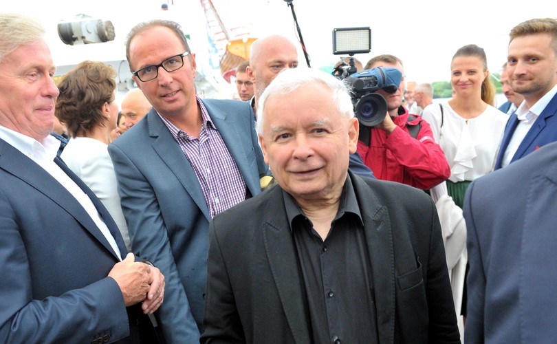 Kaczyński na otwarciu regat
