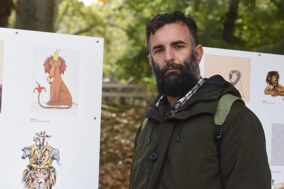 Nikola Dragaš, karikaturista i slikar