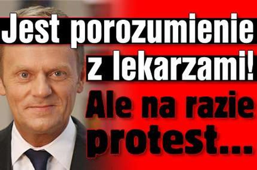 Jest porozumienie z lekarzami! Ale na razie protest...