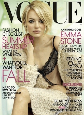 Emma Stone na okładce Vogue'a