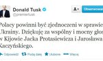 Tusk: Dziękuję Kaczyńskiemu