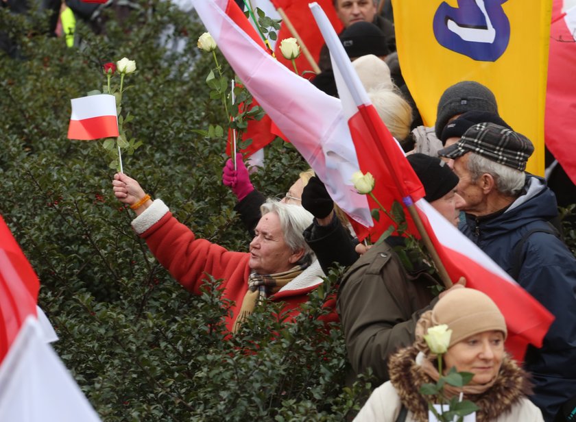 Marsz PiS w obronie demokracji