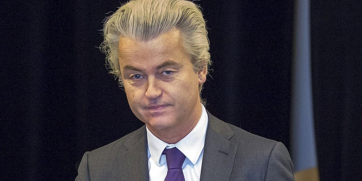 Holenderski polityk Geert Wilders