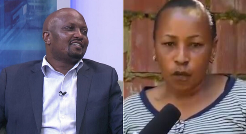 Joyce Wanja alias Wagichungumwa offers to buy underwear for Gatundu South MP Moses Kuria after he assaulted her on Inooro TV show