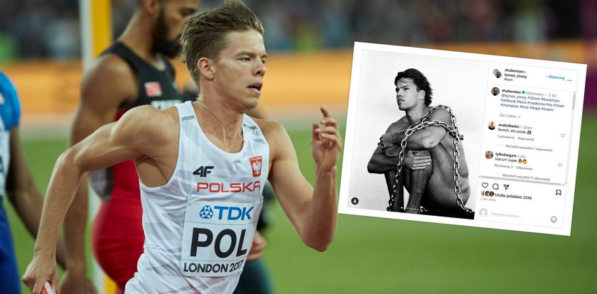 Polski olimpijczyk zrzucił ubrania i wylądował skuty łańcuchami!