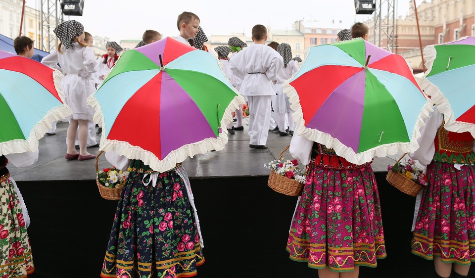 Targi Wielkanocne na Rynku Głównym w Krakowie 