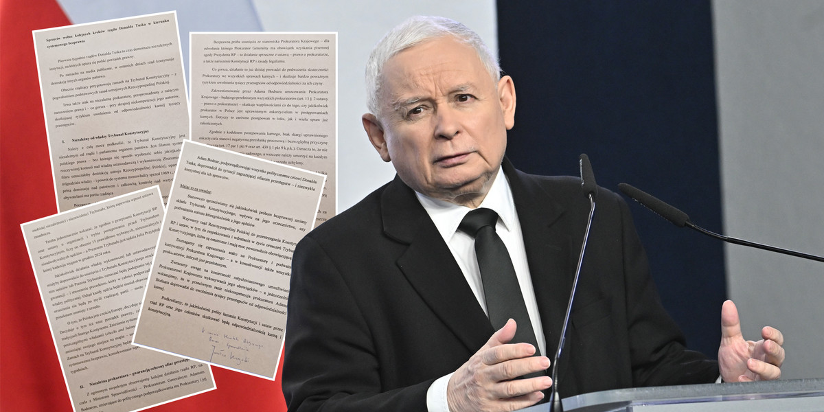 Prezes Prawa i Sprawiedliwości Jarosław Kaczyński wydał oświadczenie.