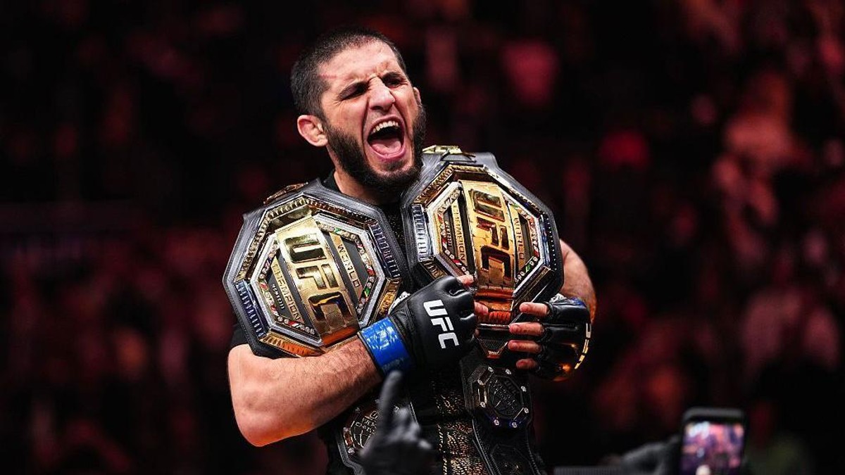 Islam Mahačev, šampion mešovitih borilačkih veština | Foto: Cooper Neill/Zuffa LLC/Getty Images