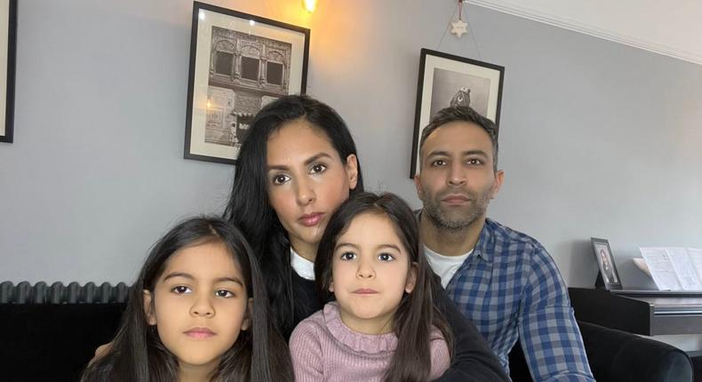 Jasmeen Basi and her family.Jasmeen Basi