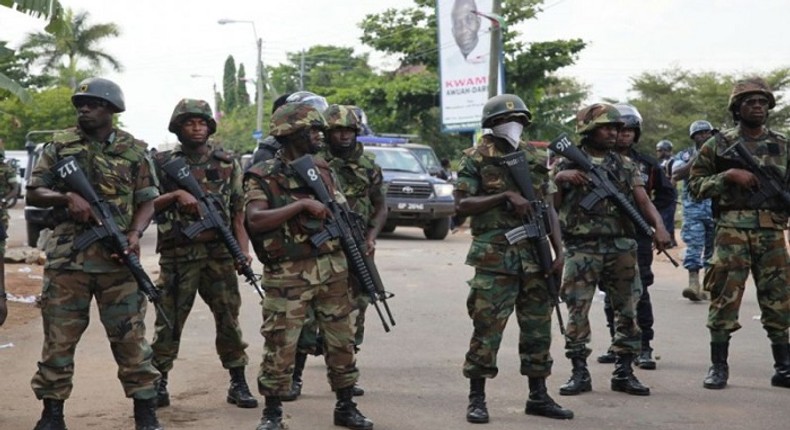 Ghana soldiers