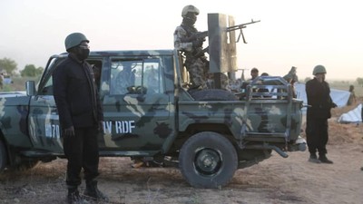 Borno govt lauds security agencies for crackdown on notorious 'Marlian' gang. [Twitter/@fredwave]