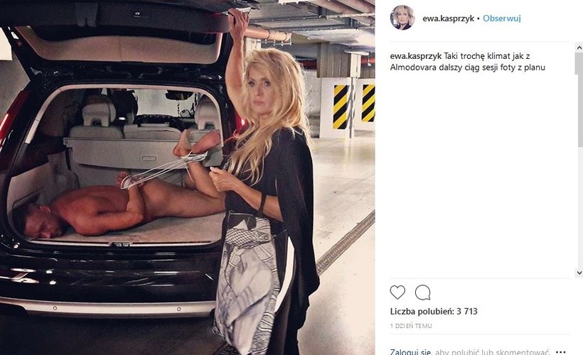 Ewa Kasprzyk w kampanii torebek