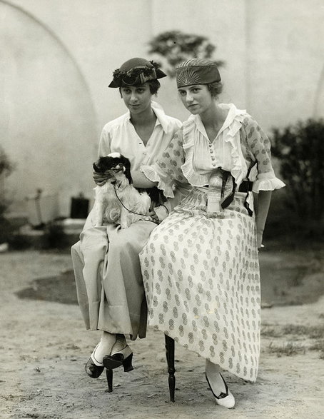 Peggy i Benita Guggenheim, 1919 r.