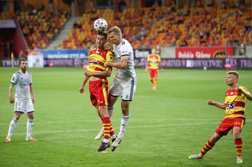 Pilka nozna. PKO Ekstraklasa. Jagiellonia Bialystok - Legia Warszawa. 24.06.2020