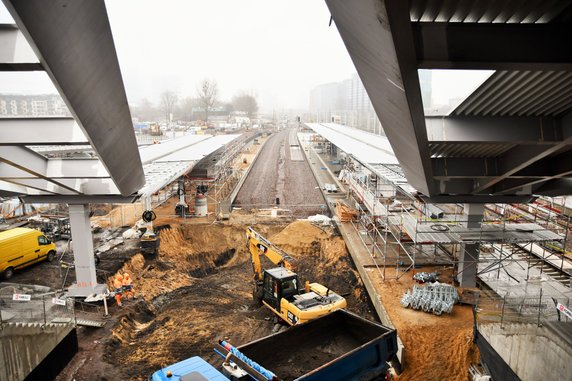 Rośnie dworzec kolejowy Warszawa Zachodnia. Wieści z budowy