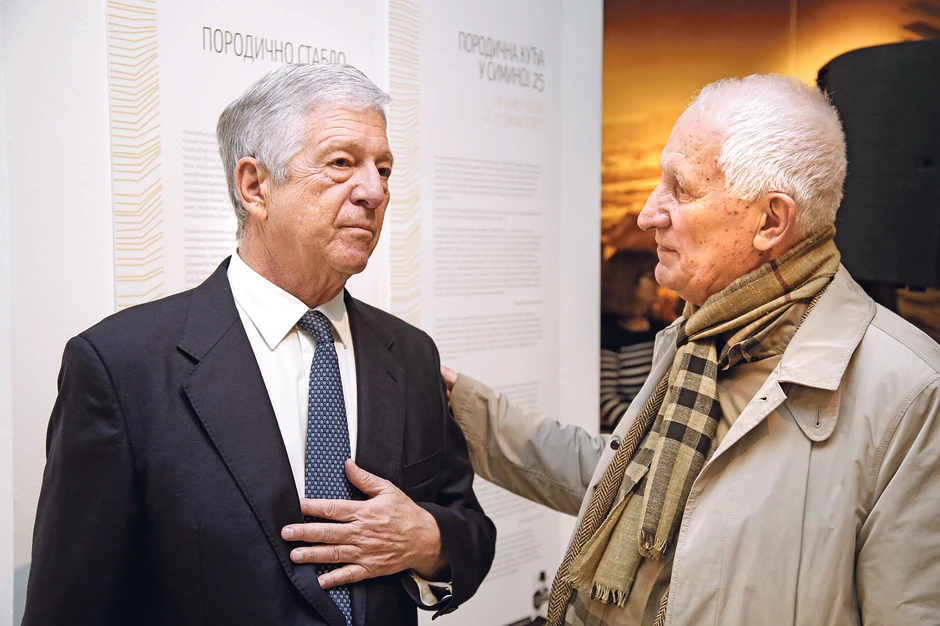 Prestolonaslednik Aleksandar Karađorđević i Matija Bećković