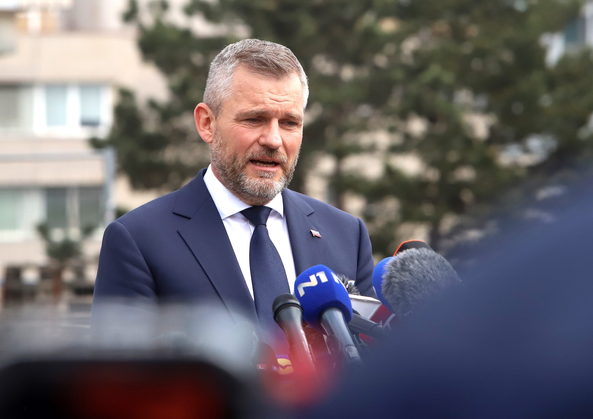 Peter Pellegrini po návšteve Roberta Fica v banskobystrickej nemocnici.