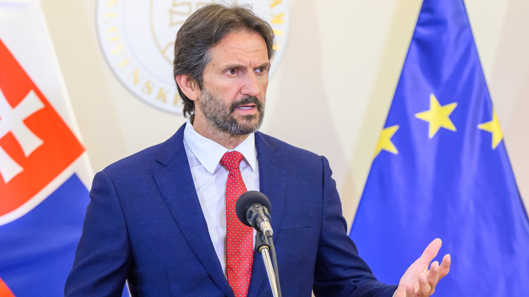Vicepremiér a minister obrany SR Robert Kaliňák.