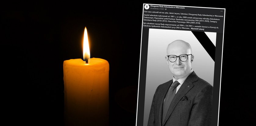 Nie żyje adwokat Jakub Jacyna. Był znanym prawnikiem