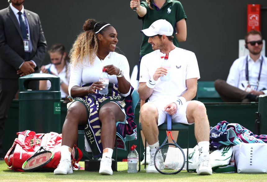 Andy Murray nie zapominał o dokonaniach Amerykanek. Ma bardzo dobre relacje z Sereną Williams