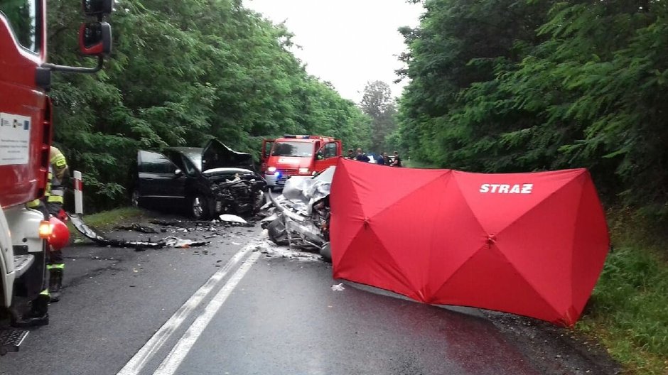 Wypadek w powiecie sieradzkim