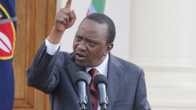 Kenyan former President, Uhuru Kenyatta