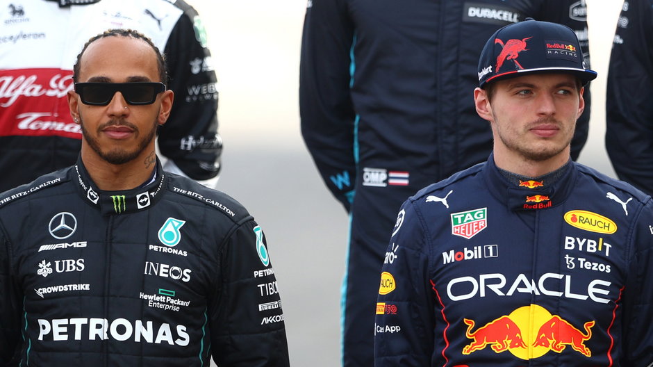 Lewis Hamilton i Max Verstappen