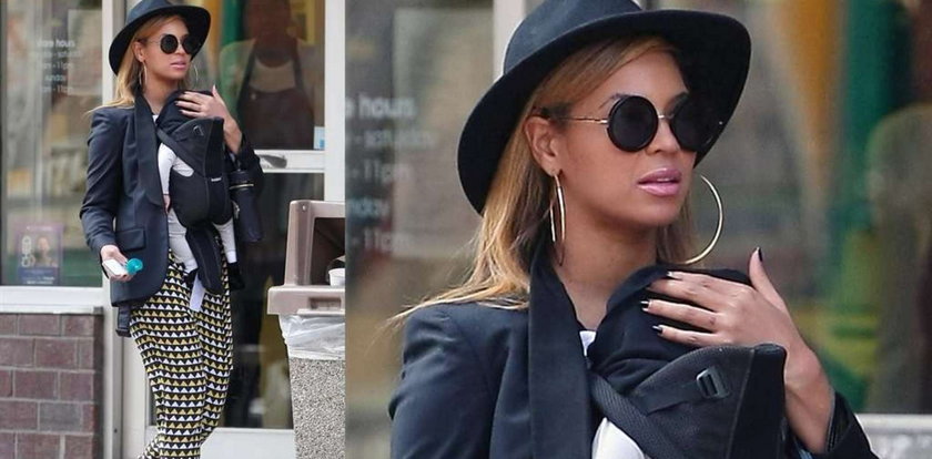Stylizacja dnia: modna mama Beyonce