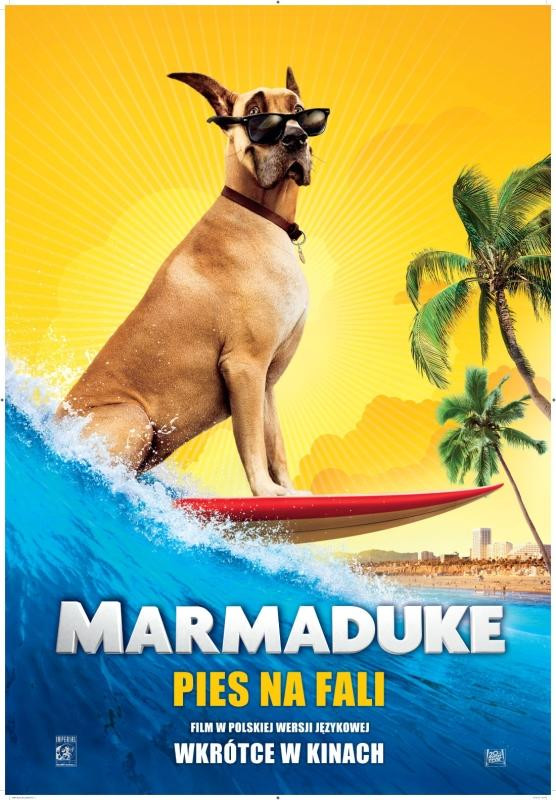 Marmaduke - pies na fali - plakat