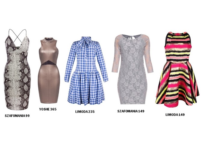 Sukienki maskujące nadmierną szczupłość