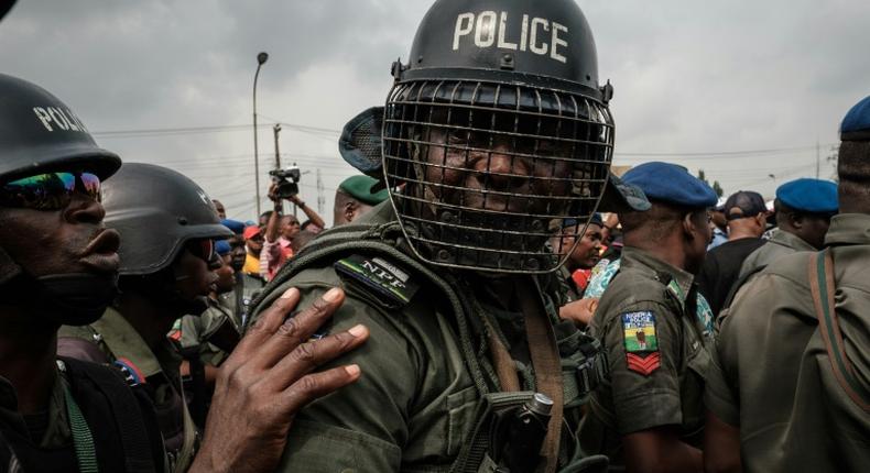 Police officers on duty in Nigeria (Punch) 