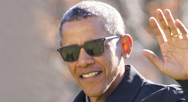 Barack Obama looking fly