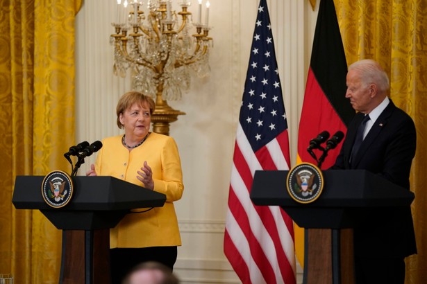 Angela Merkel i Joe Biden