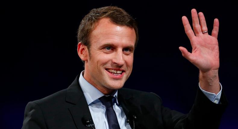 Emmanuel Macron, the next president of France.