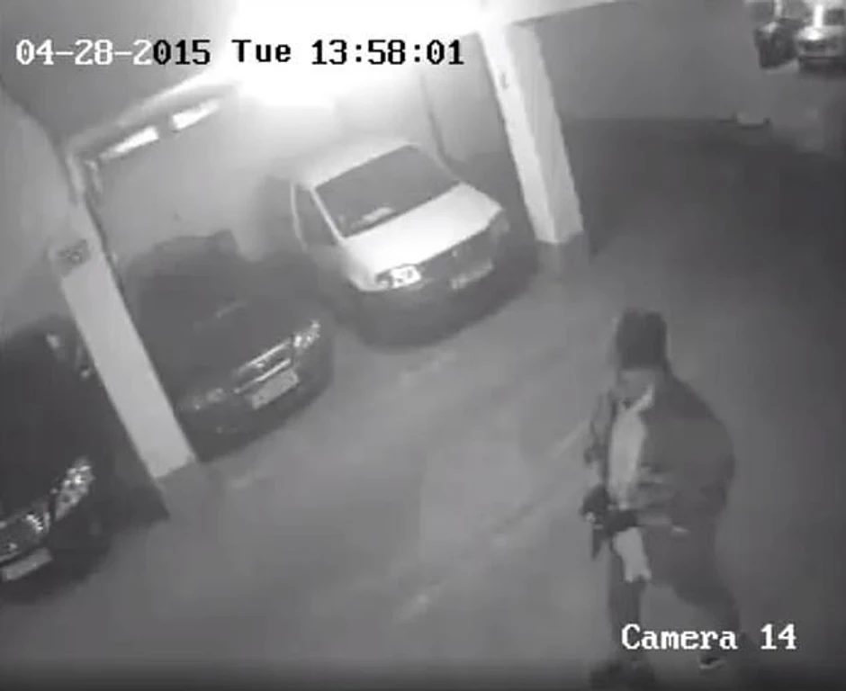 Navodni napadač je snimljen kamerom na parkingu hotela u Sofiji